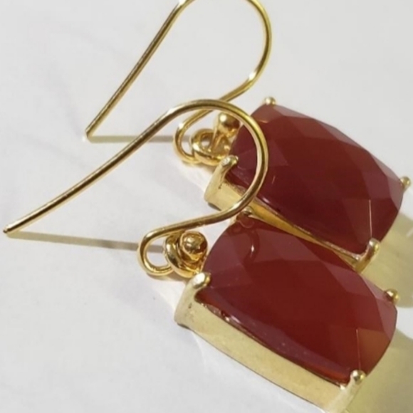 Gold Gemstone Earrings NEW***FINAL PRICE DISCOUNTED **** - Picture 3 of 3